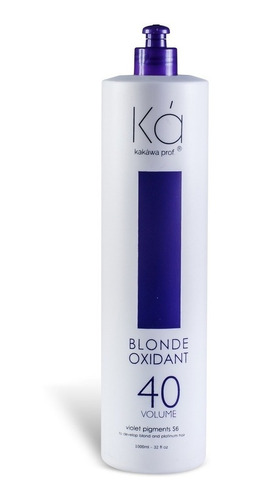 Oxidante Blonde 40 Volumenes Kakawa Platinados