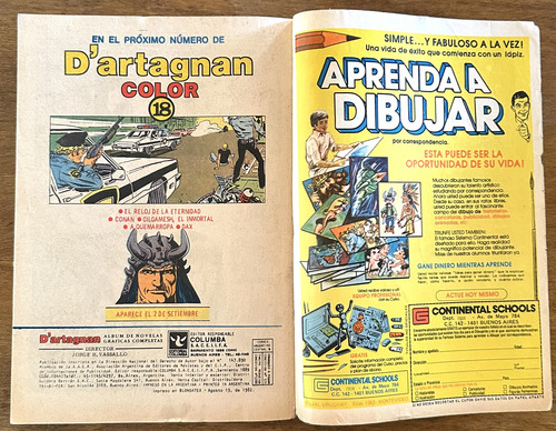 Revista Dartagnan Nro: 20 Completa Excelente Estado Leer (Usado)