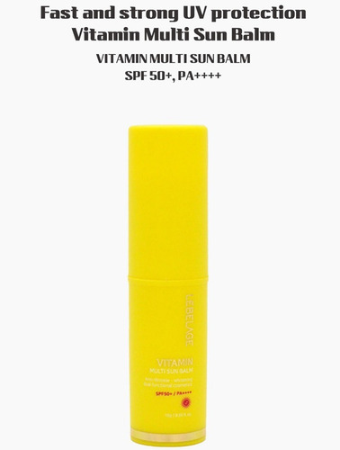 Protector Solar Balsamo En Barra_ Vitamina_ Spf50+ Pa++++1pz