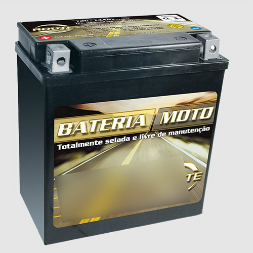 Bateria De Moto 15ah C1500 Intruder 1400 1500 Ytx16-bs