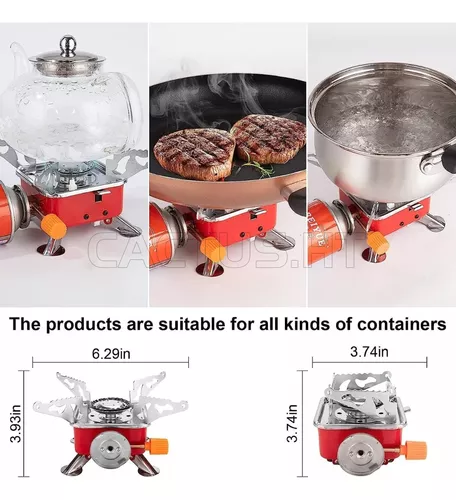 Mini Estufa De Camping Plegable Portátil De Acero Inoxidable