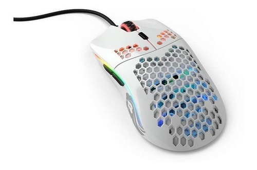 Mouse gamer de juego Glorious Model O Minus glossy white