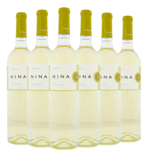 Vino Nina Gold Torrontés Caja X 6 X 750ml. --