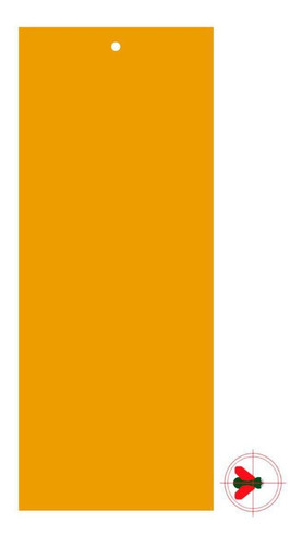 Armadilha Adesiva Pestrap Amarela Insetos Alados 25x10 -10un