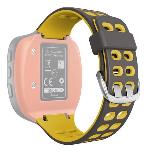 Para Correa De Reloj De Silicona Garmin Forerunner 310xt