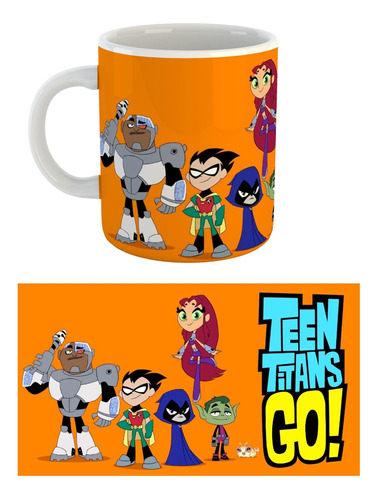 Taza Teen Titans Jóvenes Titanes |de Hoy No Pasa| 2