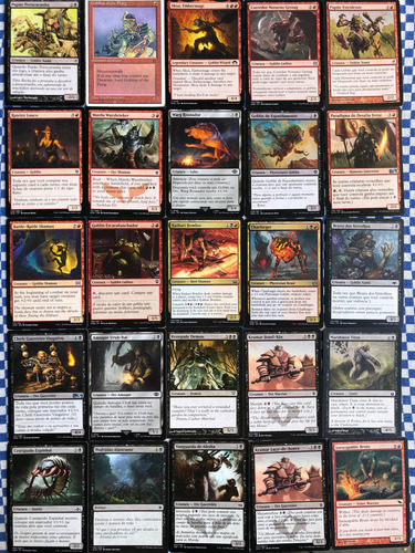 Deck Commander Goblins Orcs Rakdos Aggro Magic The Gathering 83 Inglês E Português (Usado)