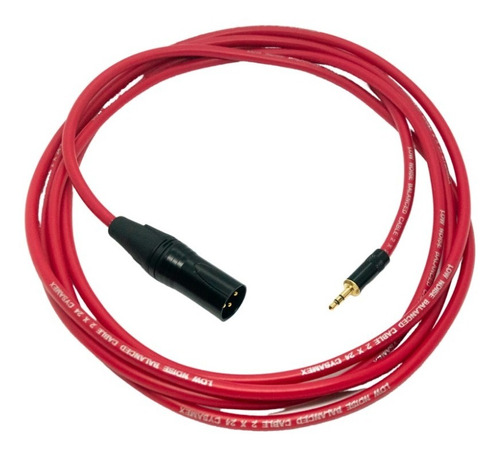 Cable De Xlr Macho A  Plug 3.5 De 20 Mts