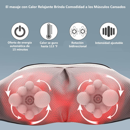 Masajeador De Espalda Y Cuello, Masajeador Eléctrico De