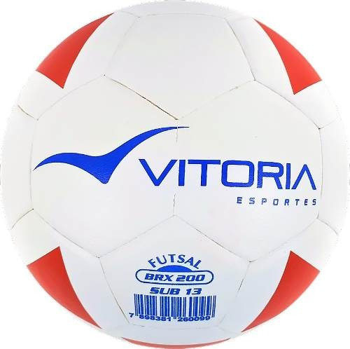 Bola Futsal Vitoria Brx 200 Sub 13 (11/13 Anos) Infantil Cor Branco