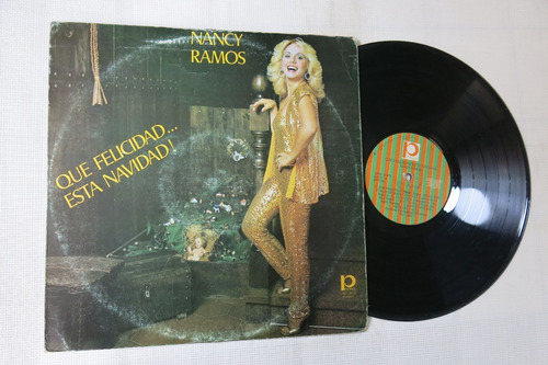Vinyl Vinilo Lp Acetato Nancy Ramos Que Felicidad Esta Navid