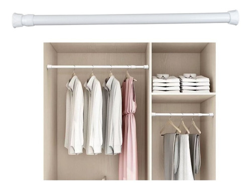 Barra Extensible 40 Cm X 70 Cm Blanca 