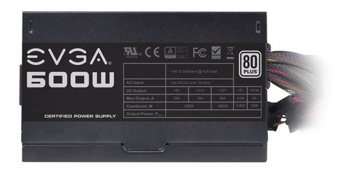 Ltc Fuente De Poder Evga 600w 80plus Real Modelo Hasta 1000w