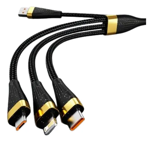 comprar Cable De Carga Rapida Y Datos 3 En 1 Tipo C Ip Micro Usb 
