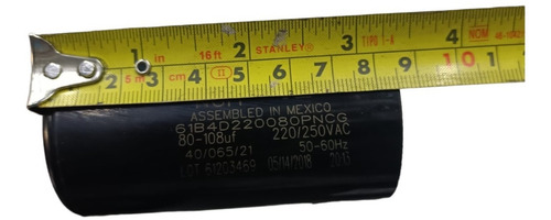 Capacitor De Arranque 80uf- 108uf 220-250vac Poliequipos.com
