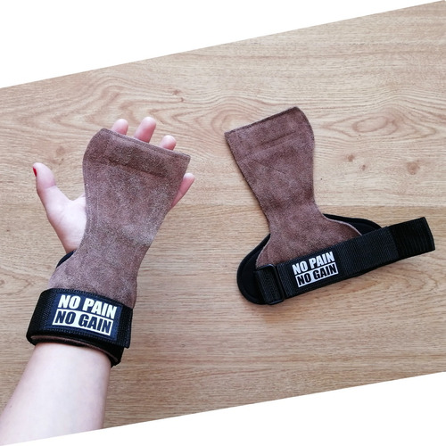 Imagen 1 de 4 de Par Calleras Guantes Crossfit Levantamiento Pesas