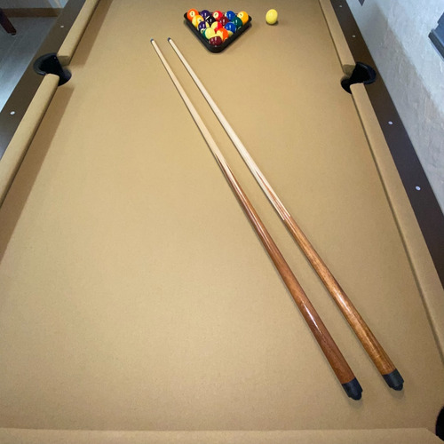 Set De 4 Tacos De Billar Uso Rudo De Maple