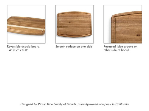 Toscana - Una Marca - Tabla De Cortar De Acacia Ovale Harry