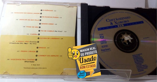 Cd Chitaozinho E Xororo Minha Historia - Bom Estado (Usado)