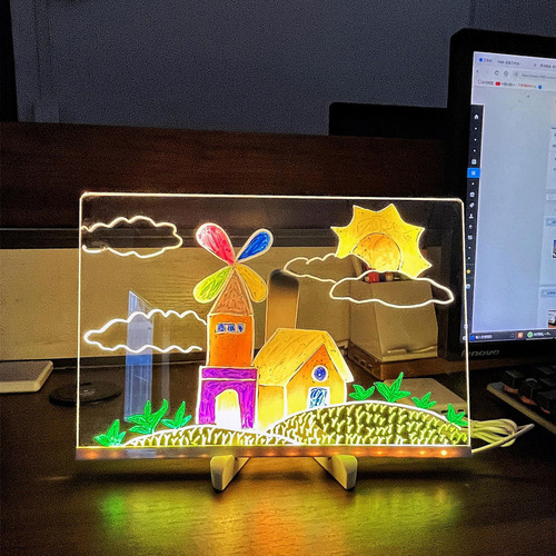 A. Tablero Dibujo For Niños Tableros Mágicos Emisores Luz