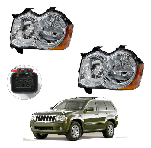 Faros Jeep Grand Cherokee 2008 2010