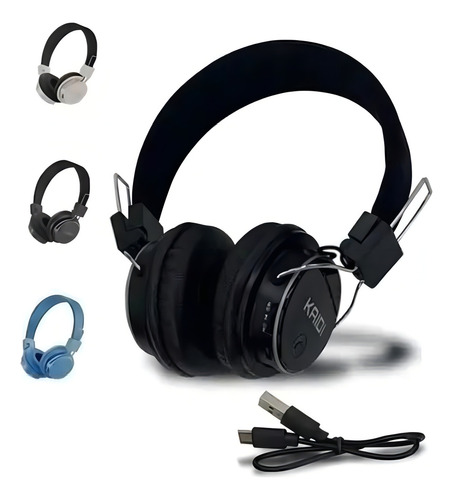 Headset Fone De Ouvido Bluetooth Wireless Kaidi Kd752 Fm