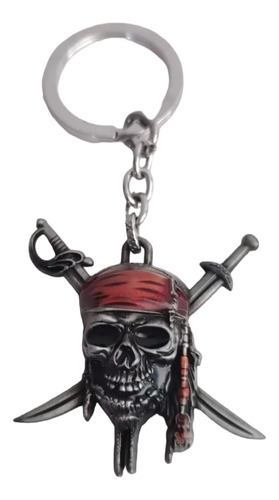 Llavero Piratas Del Caribe Calavera 