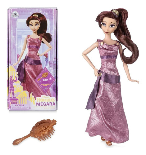 Muñeca Megara Classic Oficial De Disney Store Para Niños, Hé