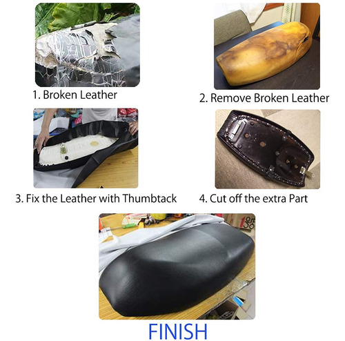 Funda Universal Para Asiento De Motocicleta Color Negro 39x2 Color