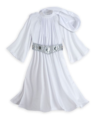 Disfraz Princesa L E I A De Star Wars, Incluye Peluca, Vestido Disney O F E R T A