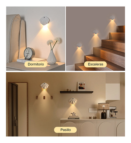 Lámpara Led Focos Con Sensor De Movimiento Para Interior