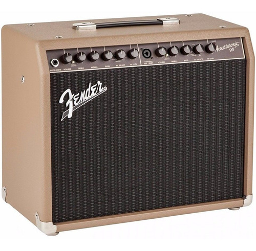 Fender Acoustasonic 90 Amplificador Acustica Mic 2 Can 90w