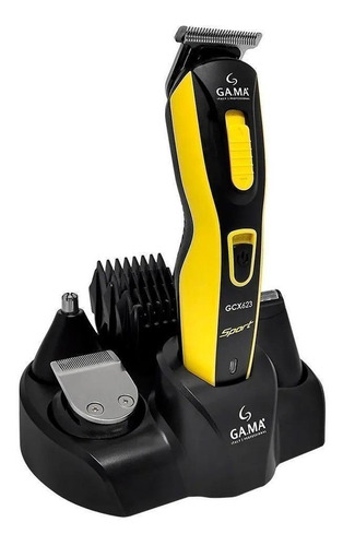 Imagen 3 de 8 de Cortadora de pelo GA.MA Italy GCX 623 Sport amarilla 110V/220V