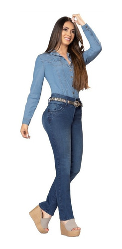 Jean Plus Size Bota Recta Cromo Jeans Ref:10012099