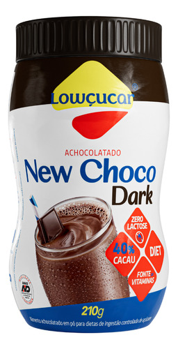 Achocolatado New Choco Dark Lowcucar 210g
