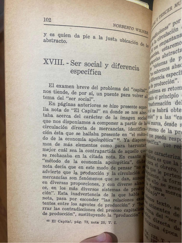 Ser Social Y Tercer Mundo Wilner Prólogo Amelia Podetti (Usado)