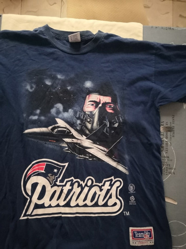 Playera Nfl Original, Vintage 90s - New England Patriots