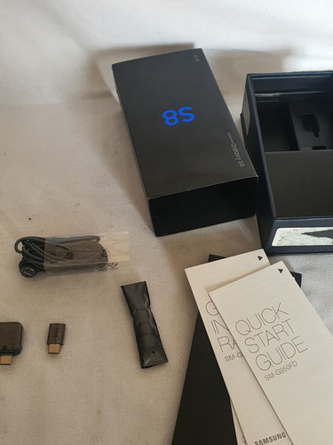 Caja Para Samsung Galaxi S8 Con Sus Accesorios 