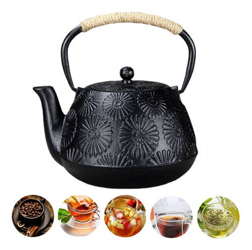 Tetera Japonesa De Hierro Fundido Con Filtro Hervidor 1250ml