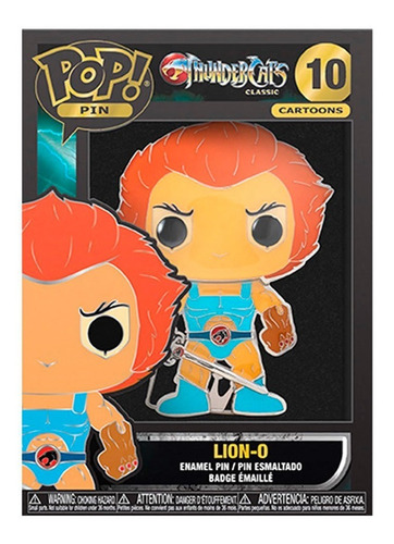 Funko Pop! Pin Leon-o Thundercats Lion-o Metálico Esmaltado