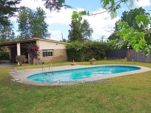 Alquiler La Floresta, Casa Con Piscina 4 Dormitorios (ref: Igr-85)