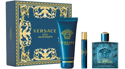 Estuche Versace Eros Pour Homme Edt 100ml+10ml+sg 150ml Hom