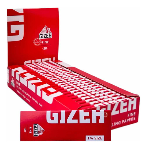 Papelillo Gizeh Rojo X 25 Libritos