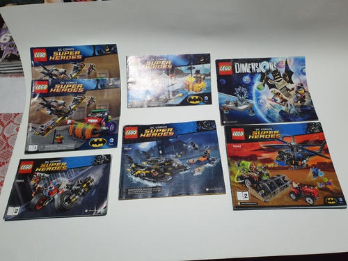 Lego 27 Manuales Instructivos Batman Y Marvel Super Heroes