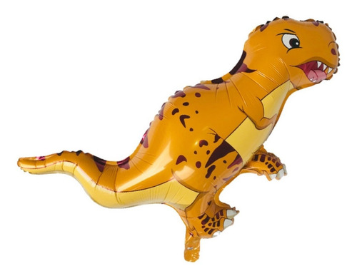 Globo Metálico Dinosaurio Grande 60x80 Cm