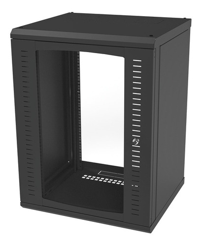 Gabinete Montaje Pared Cuerpo Fijo Rack 19in 16 Unidades