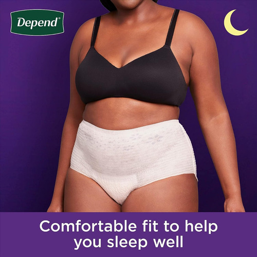 Depend Fit-flex Ropa Interior De Incontinencia Para Mujer M