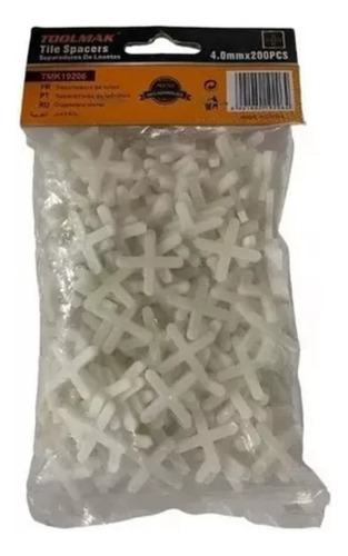 Separador Ceramica 200pcs 4mm Cruz Plastica