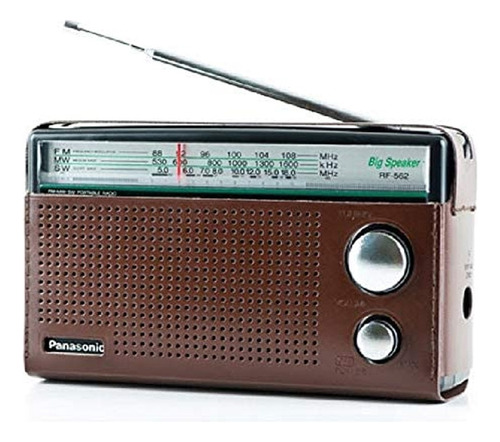 Radio Portatil Panasonic Rf-562d 3 Bandas + Estuche + Pilas