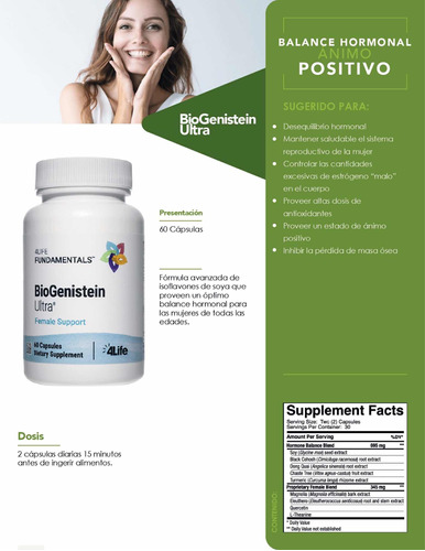 Biogenistein - Balance Hormonal Femenino